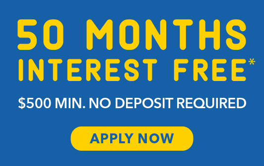 50 months interest free finance