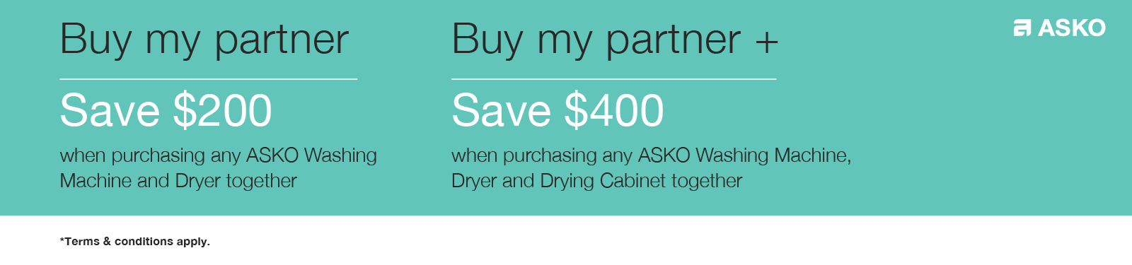 Asko Laundry - Buy My Partner & Save!