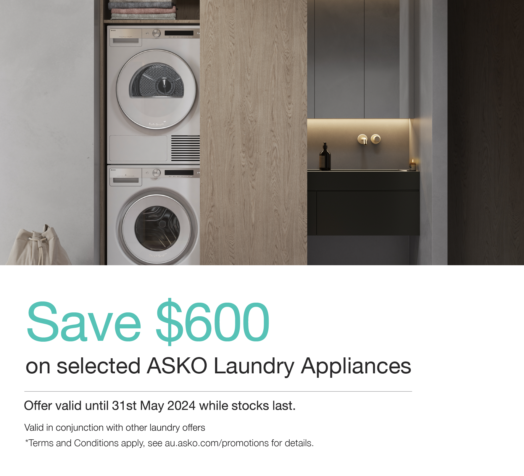 Save Up To $600 on Selected ASKO Washing Machines
