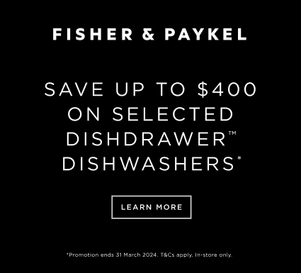 Save Up To $400 On Selected Fisher & Paykel Dishdrawers