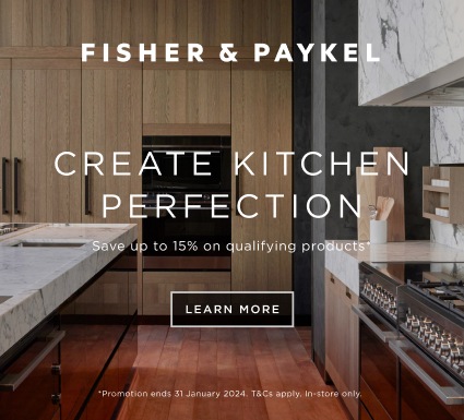 Save Up To 15% On Selected Fisher & Paykel Kitchen Appliances