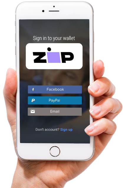 Sign in to your wallet on your phone