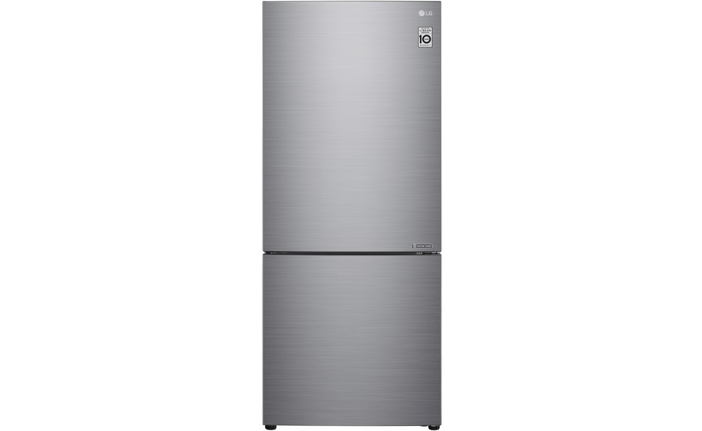 LG 420L Bottom Mount Fridge (Stainless Steel) GB455PL Fridge & Washer
