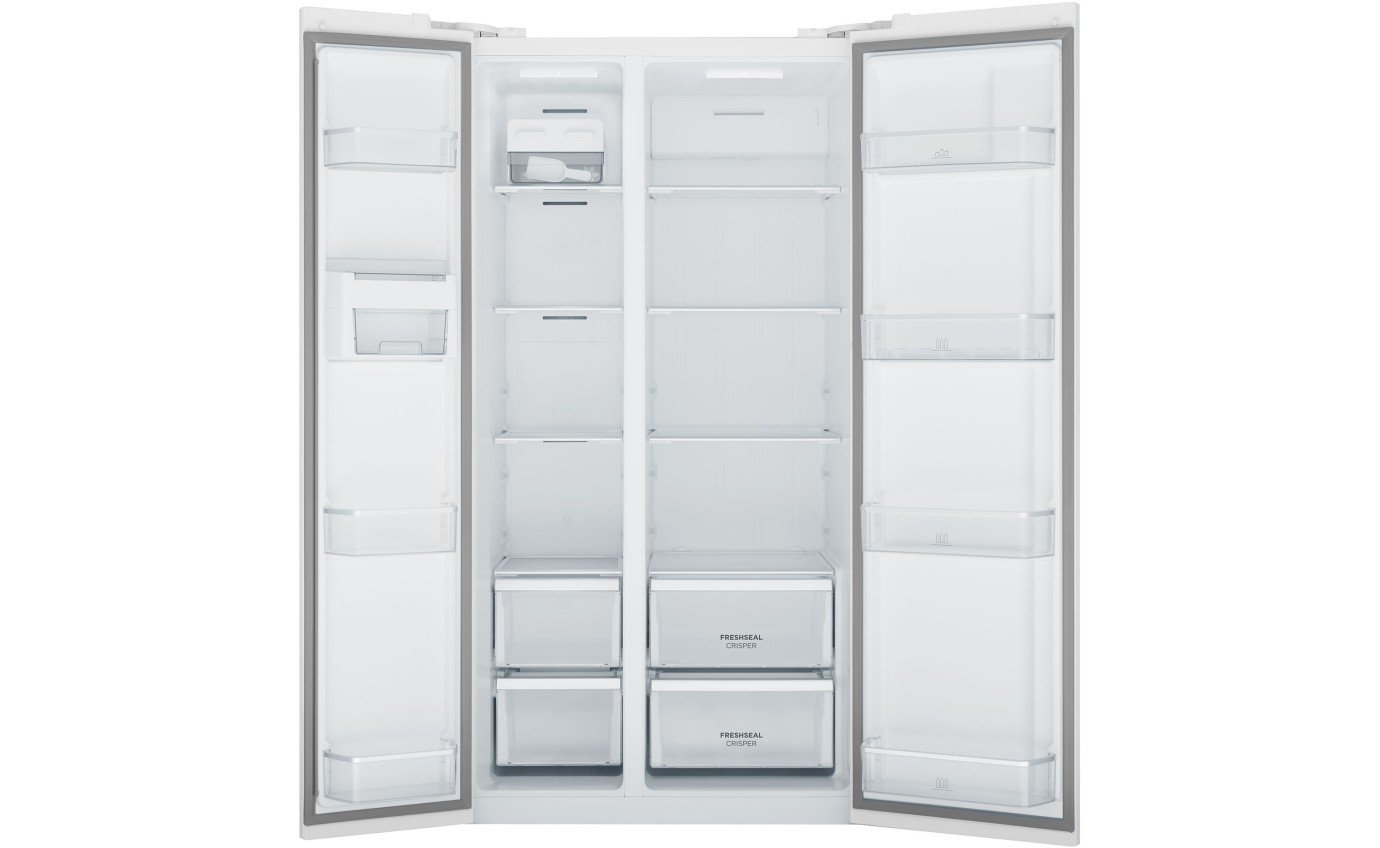 Westinghouse 624L Side by Side Fridge WSE6630WA Fridge & Washer City