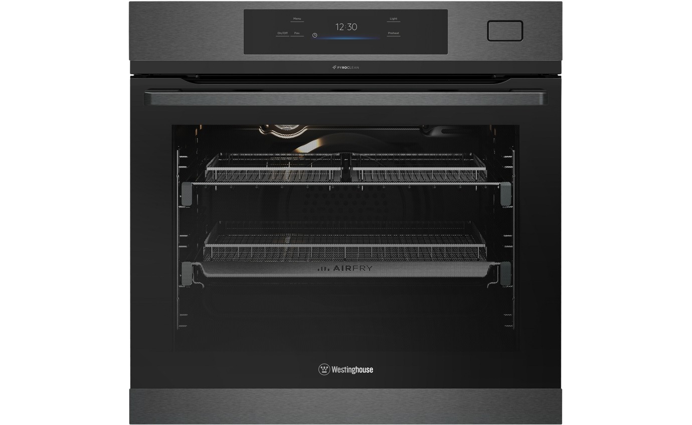 Westinghouse 60cm Multifunction PyroClean Oven with AirFry (Dark Stainless Steel) WVEP6918DD