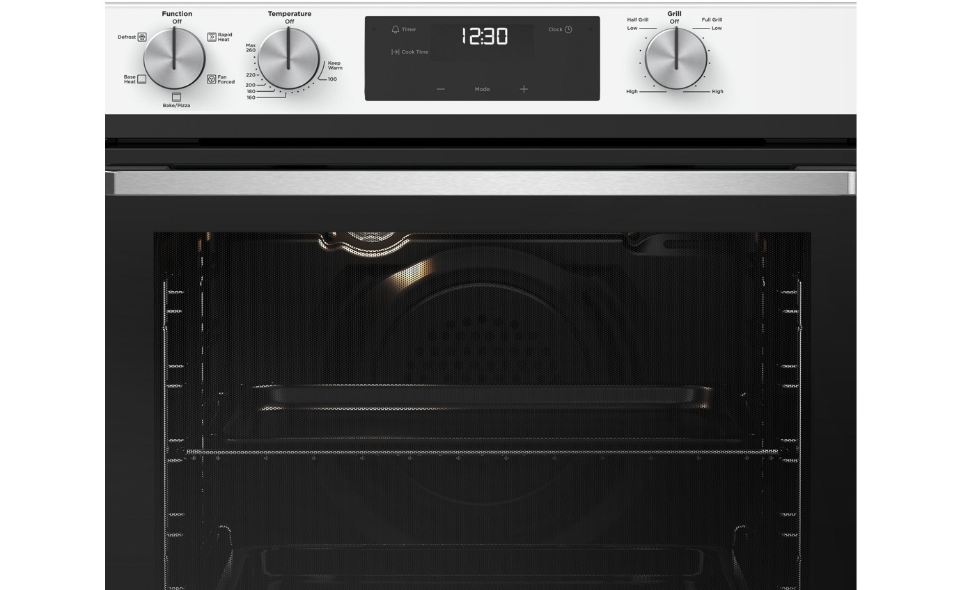 Westinghouse 60cm Multifunction Oven with Grill (White) WVE6565WD