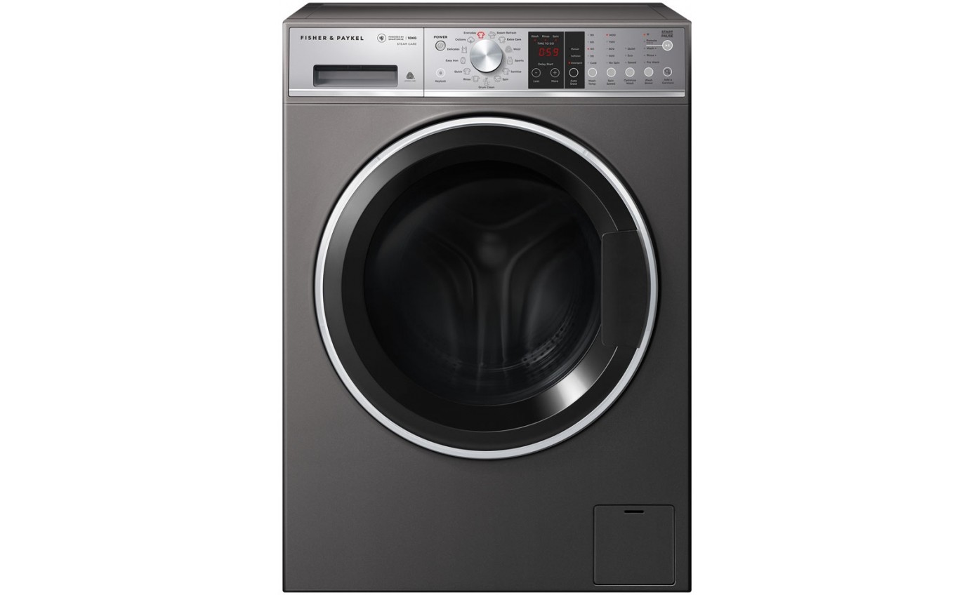 Fisher & Paykel 10kg Front Load Washing Machine with Steam Refresh (Graphite) WH1060SG1