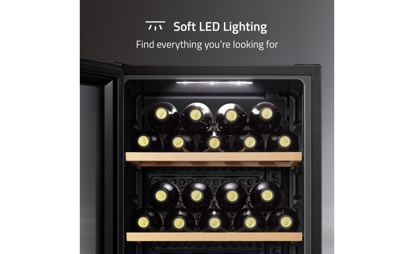 Hisense 30 Bottle Wine (Black) HRWC31 Fridge & Washer City