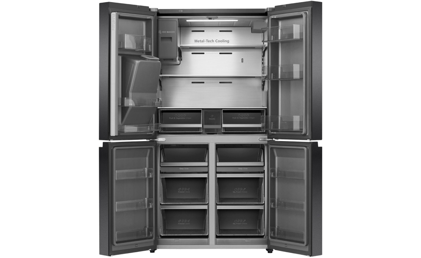 Hisense 585L French Door Refrigerator (Dark Stainless Steel