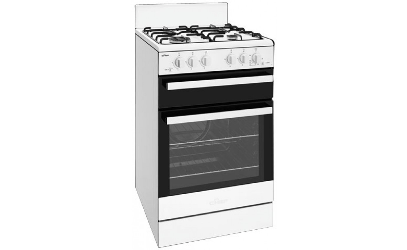 Chef 54cm Gas Freestanding Cooker CFG503WBNG