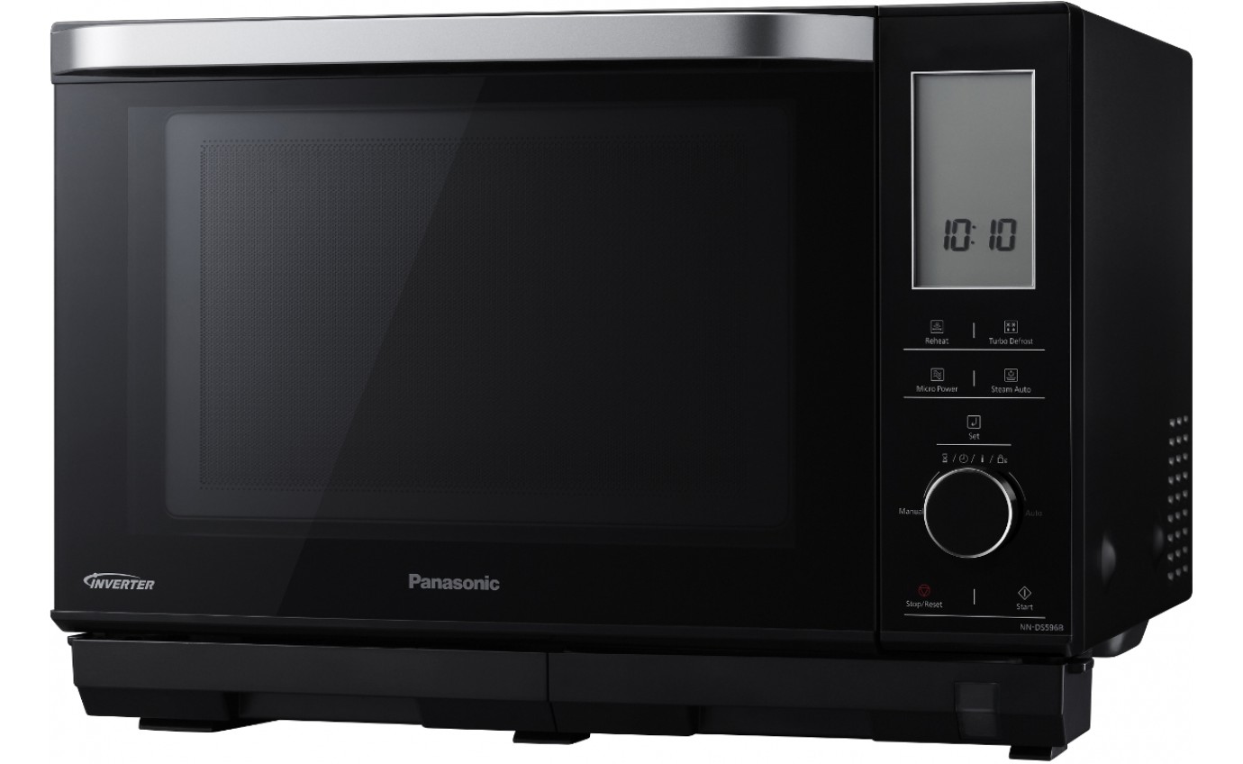 Panasonic 27L 1000W Grill/Steam Microwave Oven (Black) NNDS596BQPQ