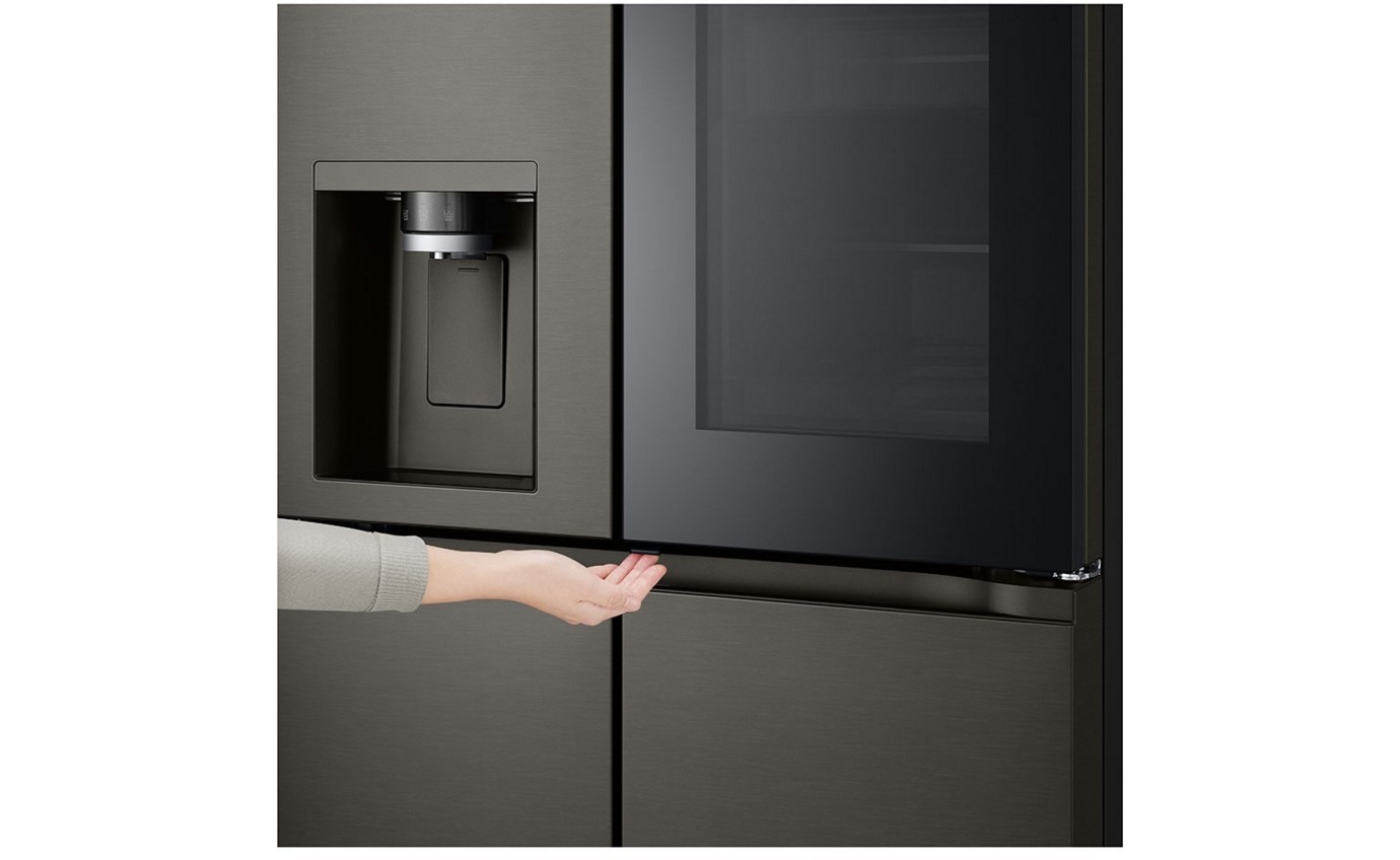 LG 642L French Door Fridge (Black Stainless Steel) GFV700BSLC