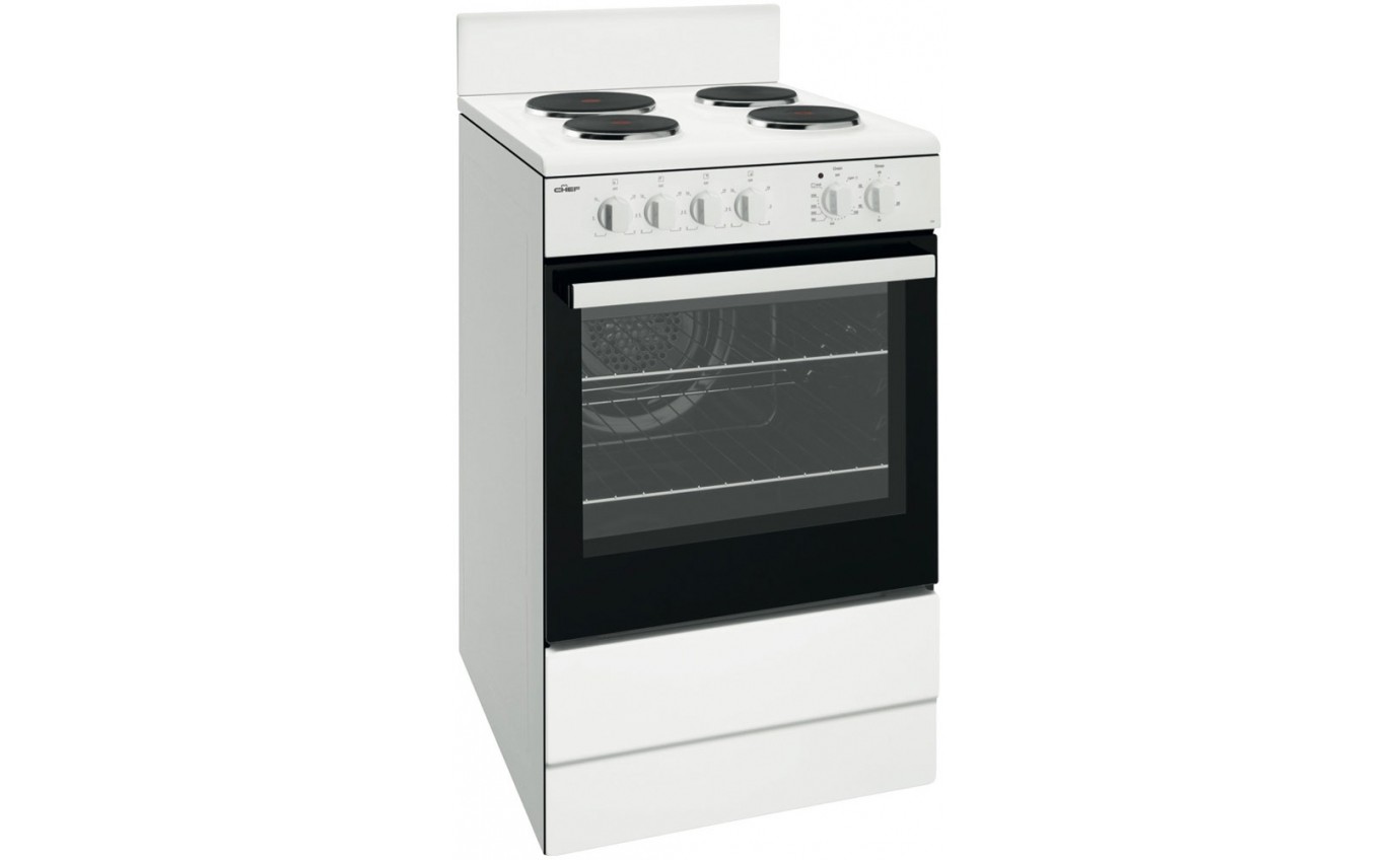 Chef 54cm Freestanding Electric Cooker CFE536WB