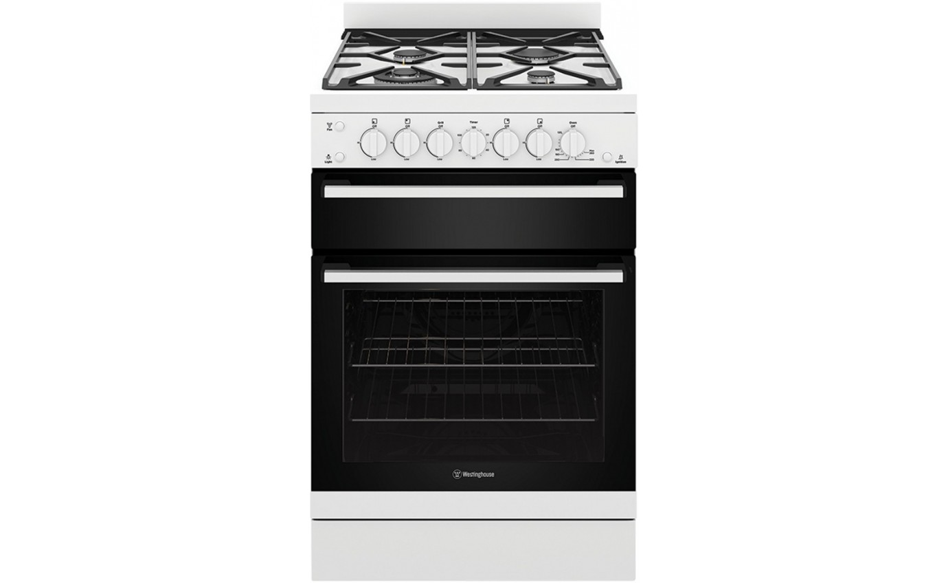 Westinghouse 60cm Gas Freestanding Cooker WFG612WCNG