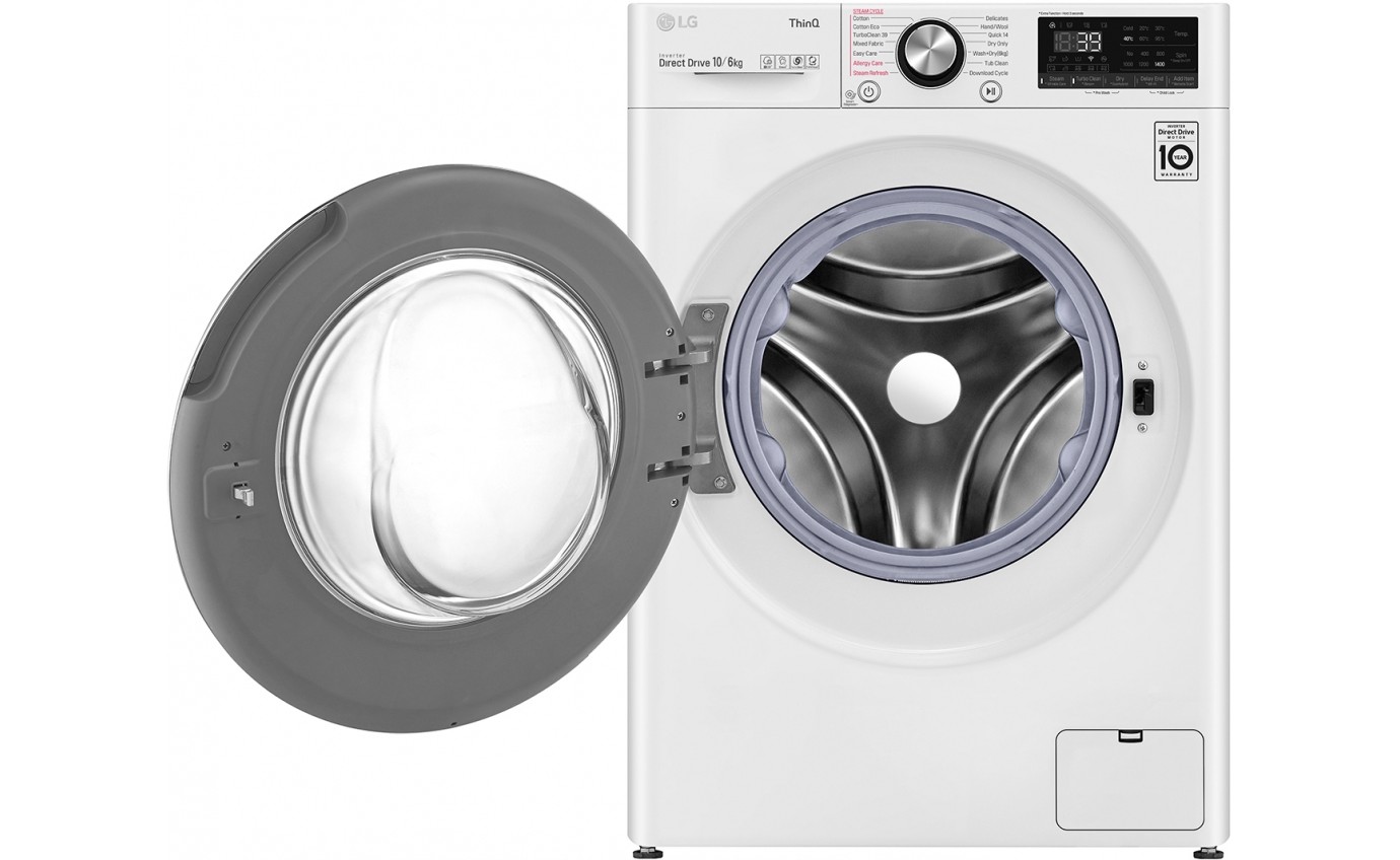 LG 10kg/6kg Washing Machine/Dryer Combo WVC91410W