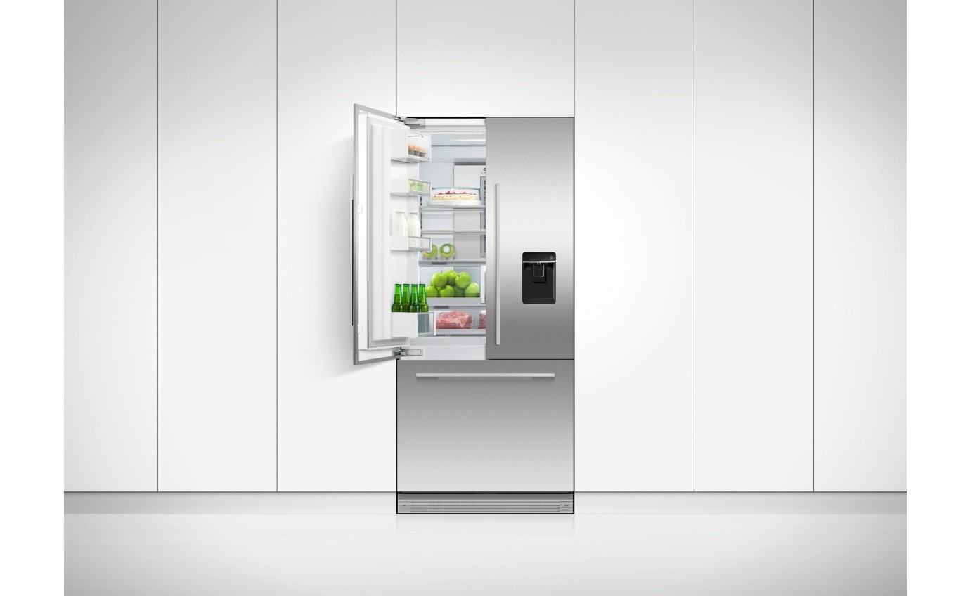 Fisher & Paykel 417L Integrated French Door Fridge (Stainless Steel) RS80AU1