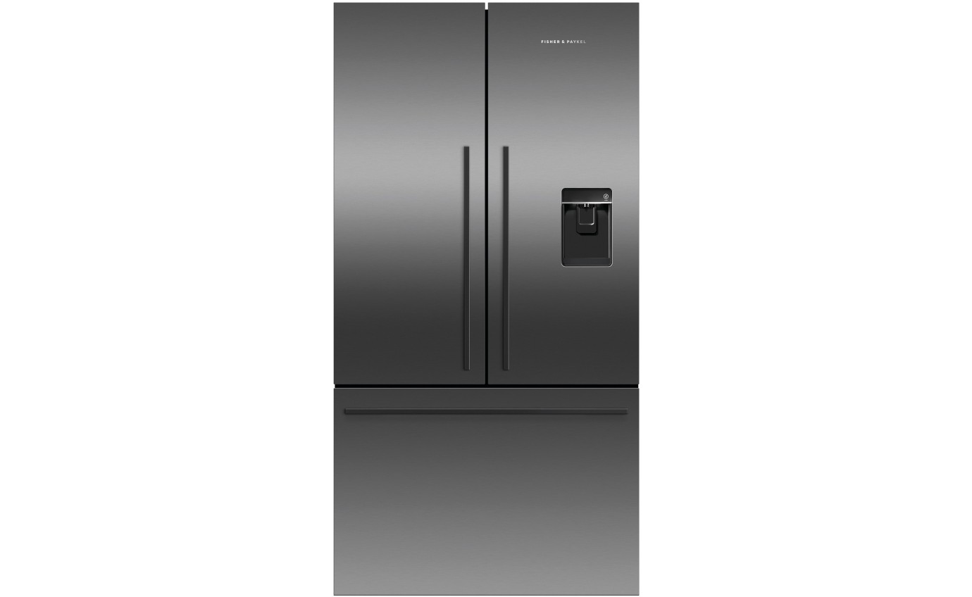 Fisher & Paykel 569L French Door Fridge (Black Stainless Steel) RF610ADUB5