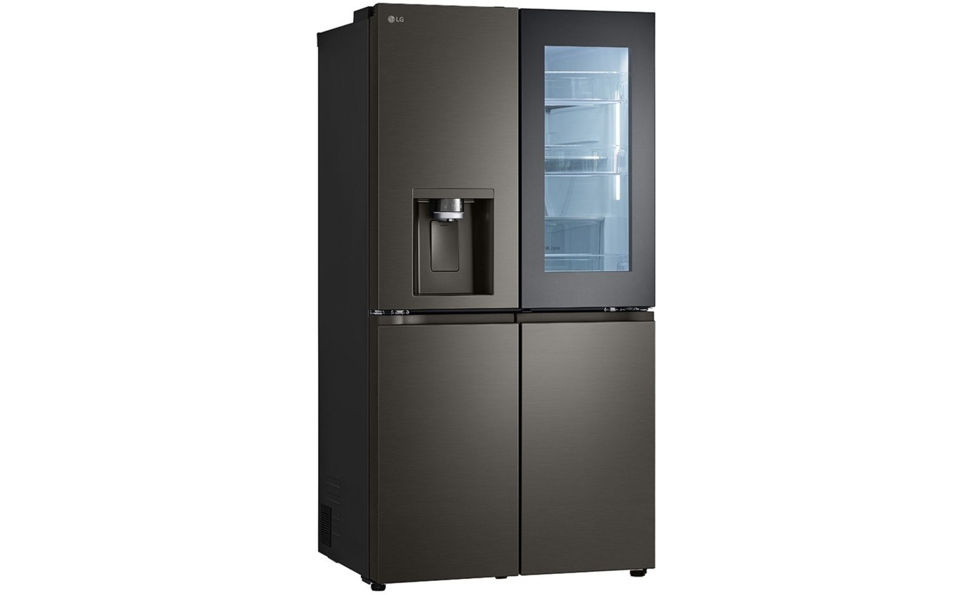 LG 642L French Door Fridge (Black Stainless Steel) GFV700BSLC