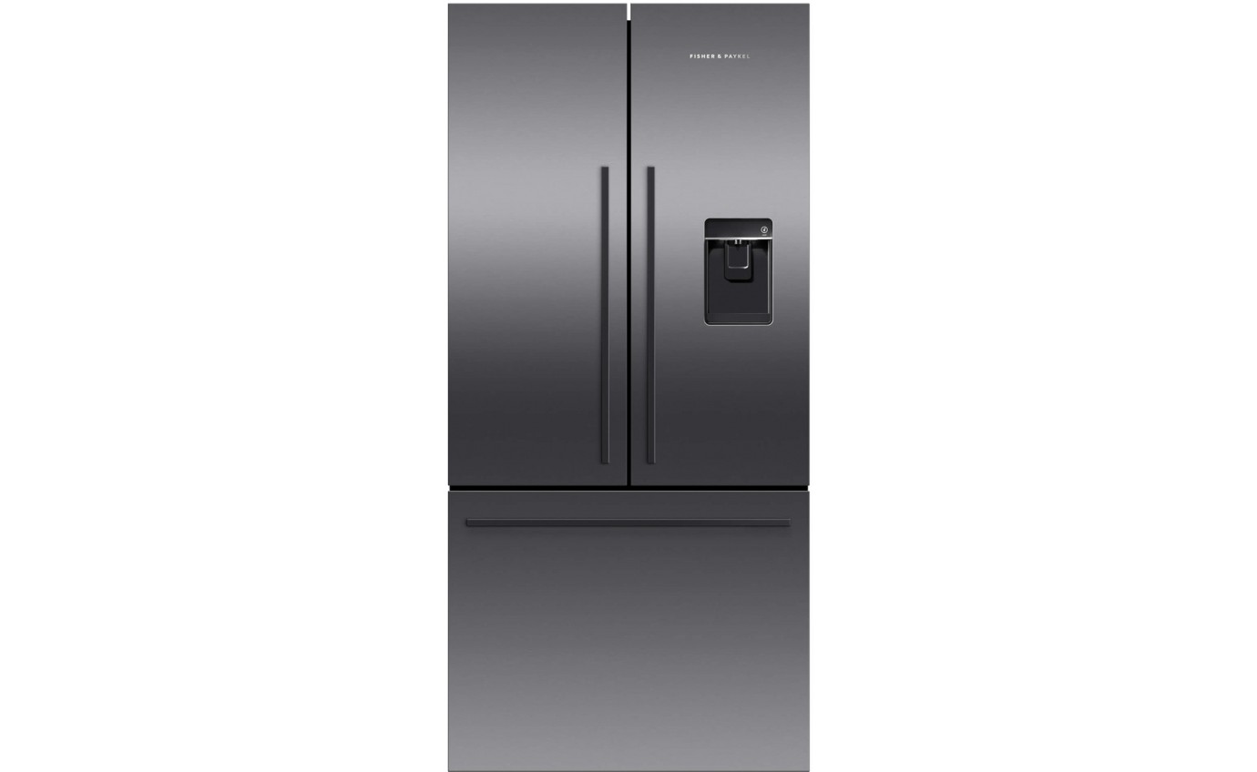 Fisher & Paykel 487L French Door Fridge (Black Stainless Steel) RF522ADUB5