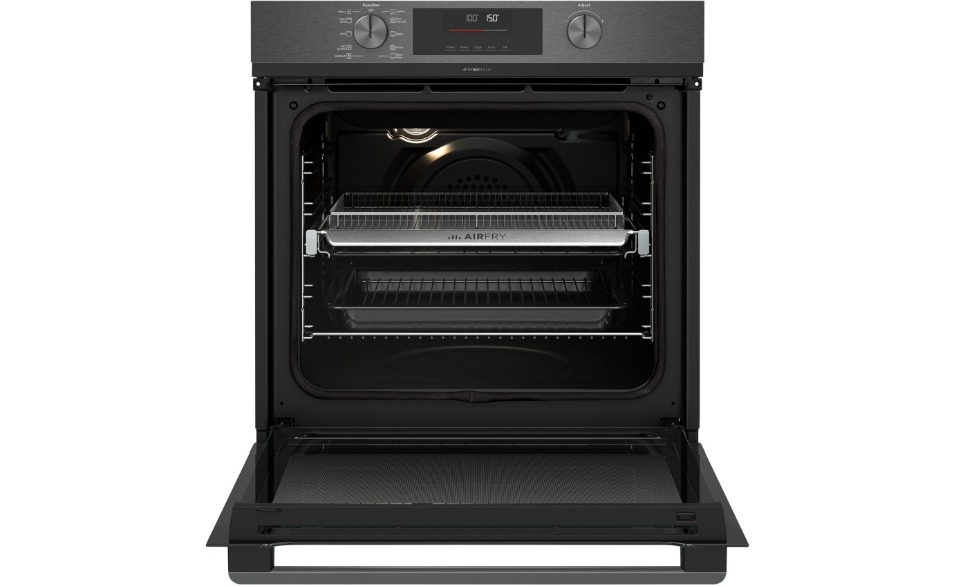 Westinghouse 60cm Multifunction PyroClean Oven with AirFry (Dark Stainless Steel) WVEP6716DD