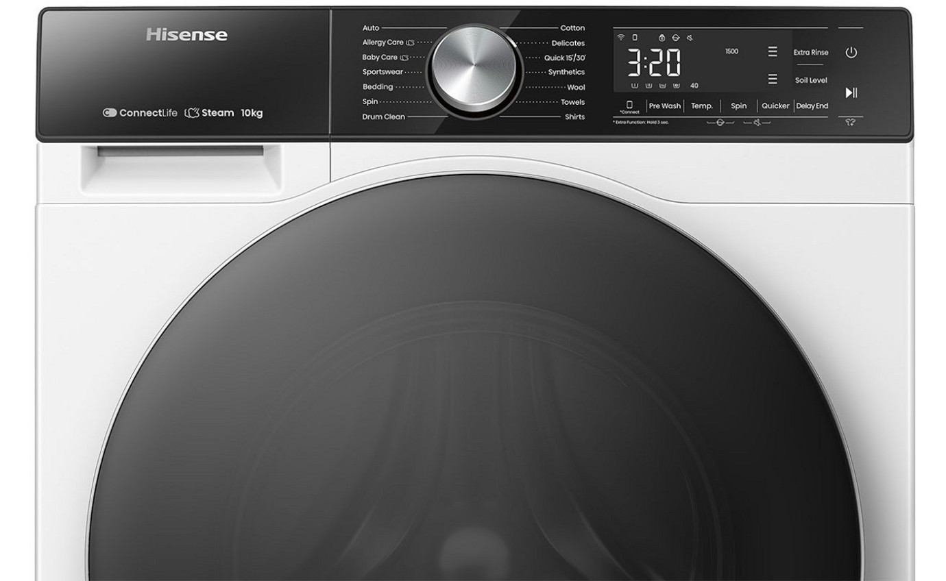 Hisense 10kg Front Load Washing Machine HWFS1015E Fridge & Washer City