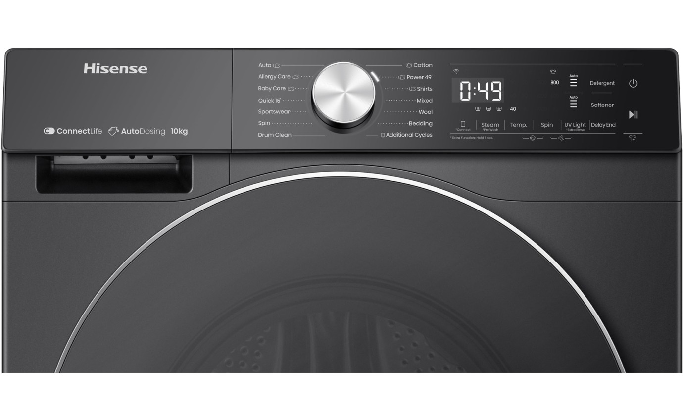 Hisense 10kg Front Load Washing Machine HWFS1015AB