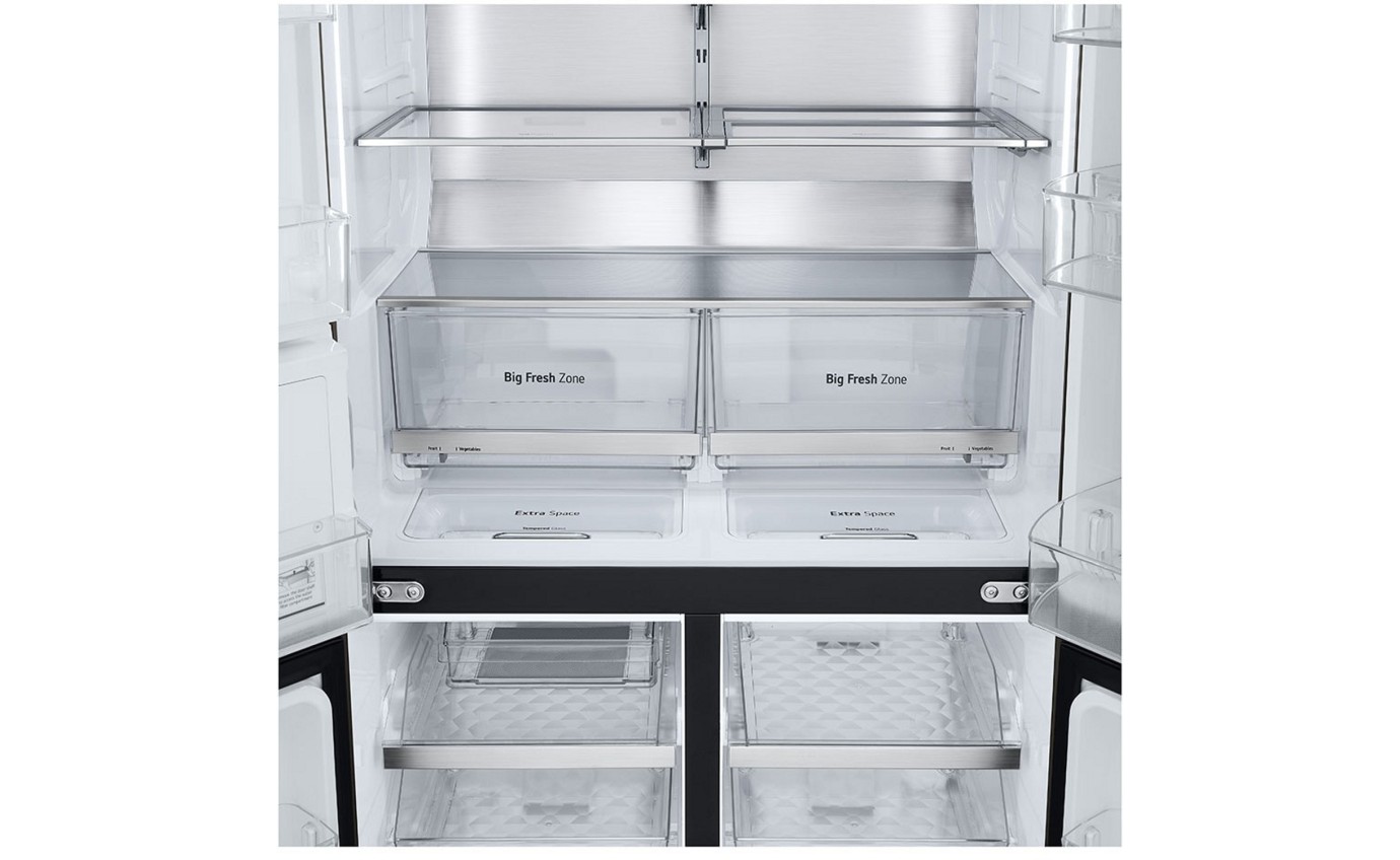 LG 642L French Door Fridge (Black Stainless Steel) GFV700BSLC