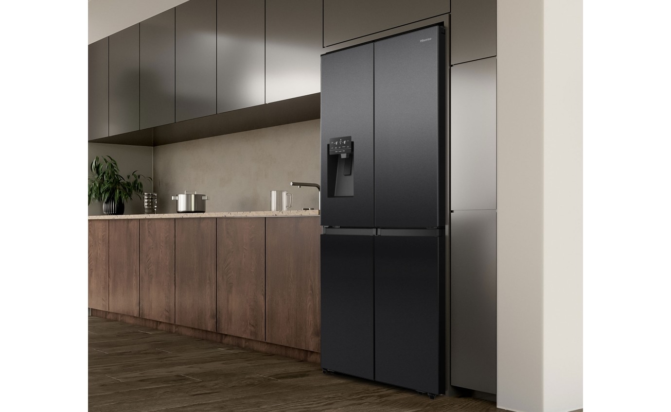 Hisense 585L French Door Refrigerator (Dark Stainless Steel