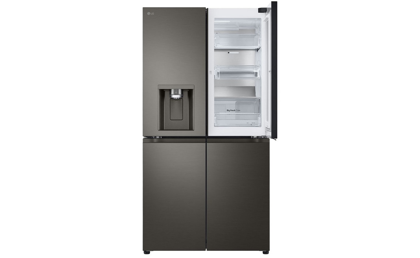 LG 642L French Door Fridge (Black Stainless Steel) GFV700BSLC
