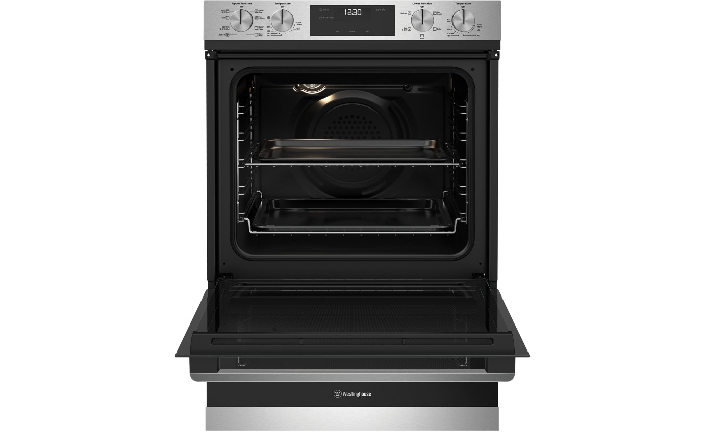 Westinghouse 60cm Multifunction Double Oven (Stainless Steel) WVE6525SD