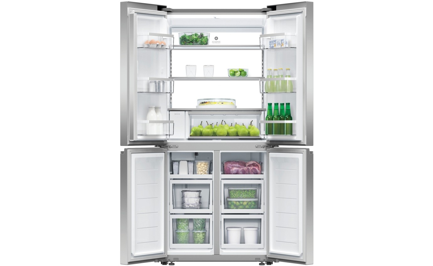 Fisher & Paykel 498L Quad Door Refrigerator (Stainless Steel) RF500QNUX1