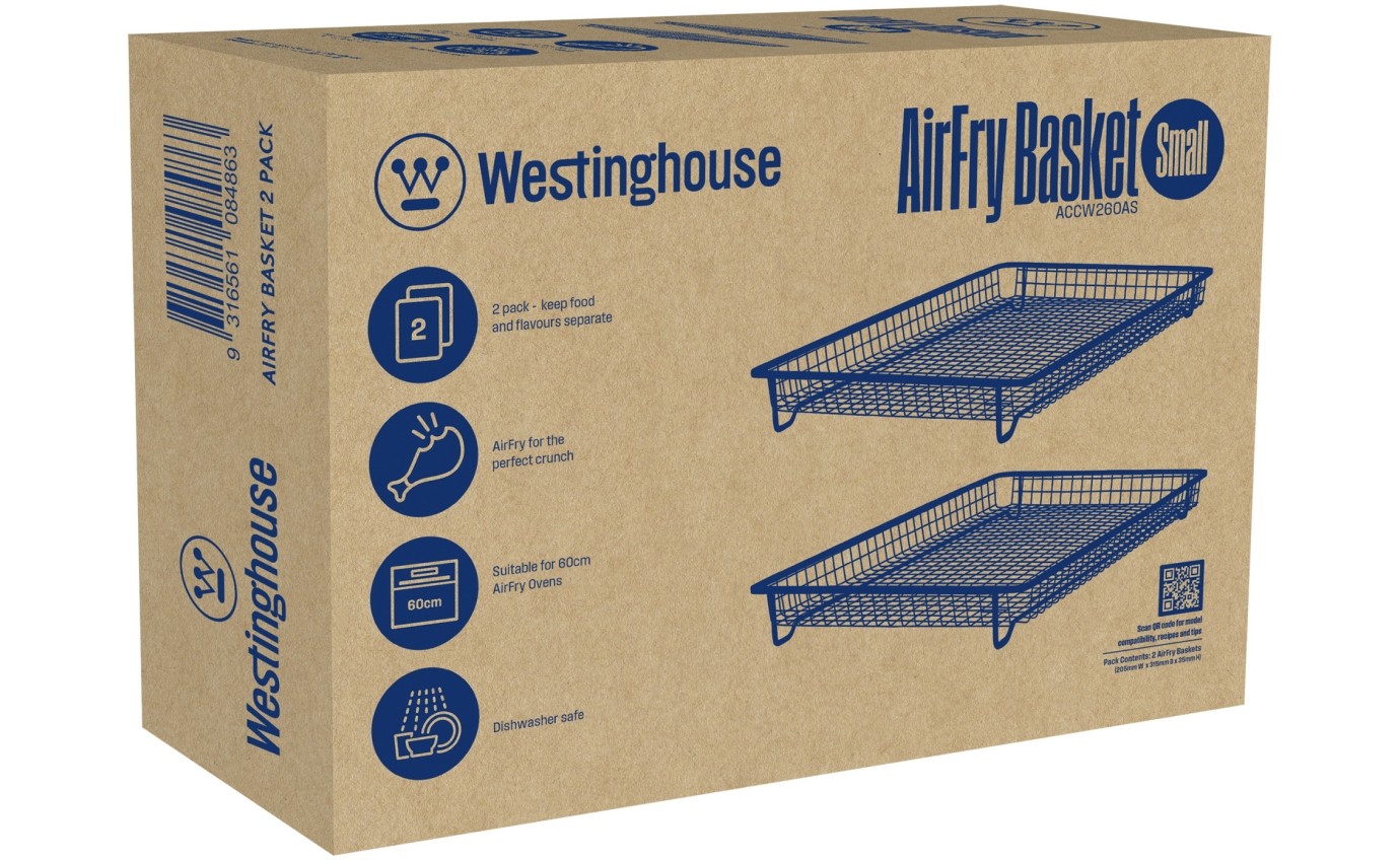 Westinghouse Oven AirFry Baskets (2 Pack) ACCW260AS