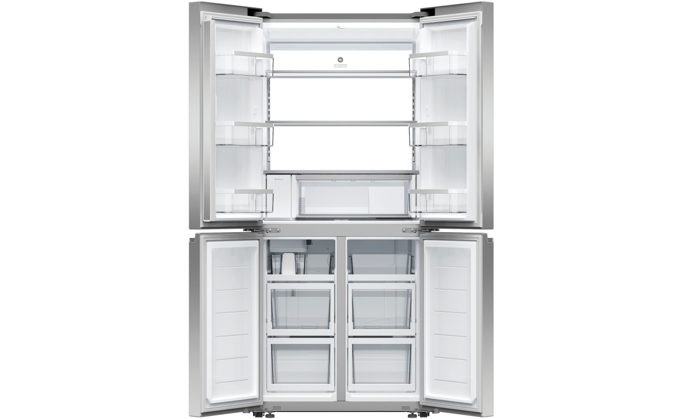 Fisher & Paykel 498L Quad Door Refrigerator (Stainless Steel) RF500QNUX1