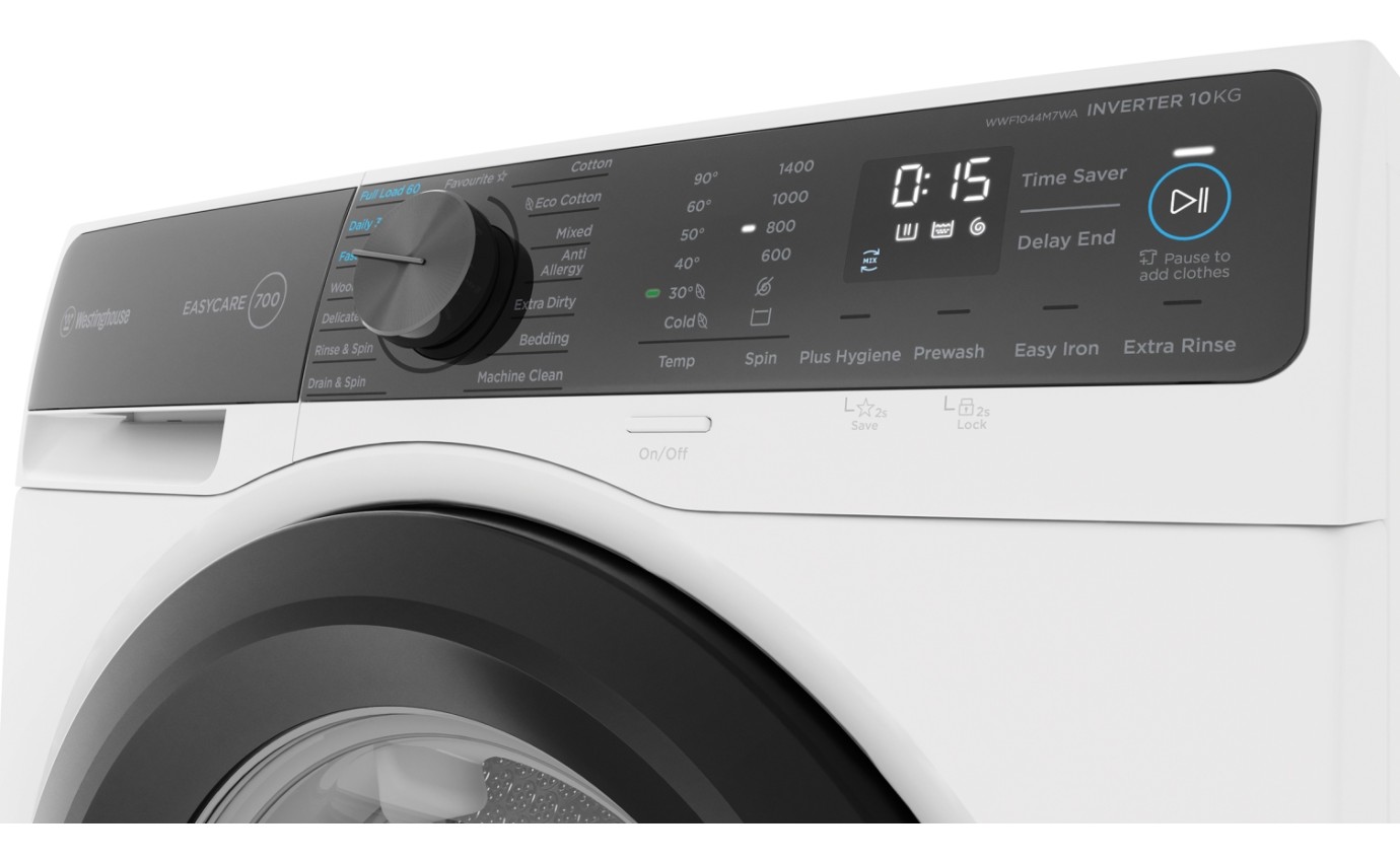 Westinghouse 10kg Front Load Washing Machine WWF1044M7WA Fridge