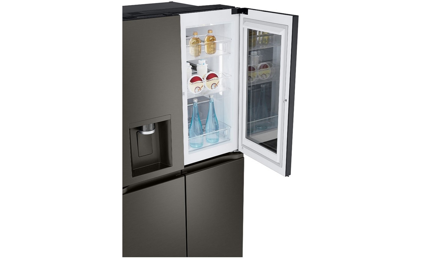 LG 642L French Door Fridge (Black Stainless Steel) GFV700BSLC