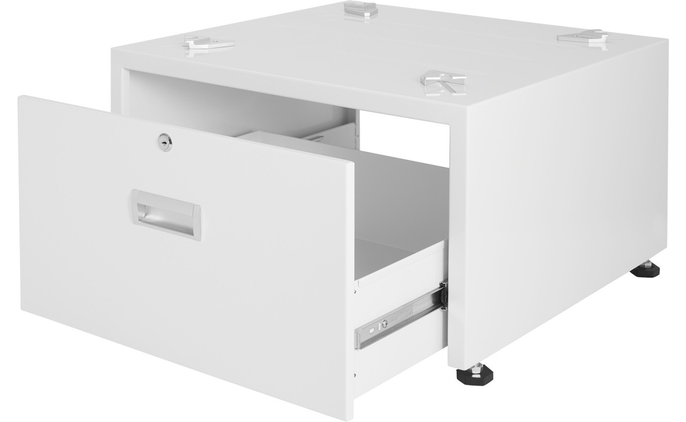 Unilux Laundry Pedestal Stand with Locking Drawer ULX110