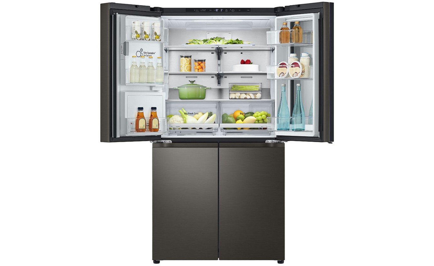 LG 642L French Door Fridge (Black Stainless Steel) GFV700BSLC
