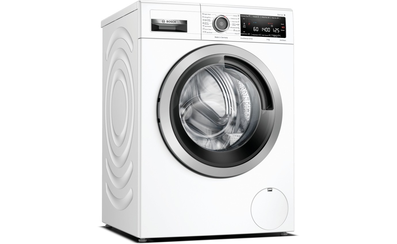 Bosch 9kg Serie 8 Front Load Washing Machine WAV28M40AU Fridge