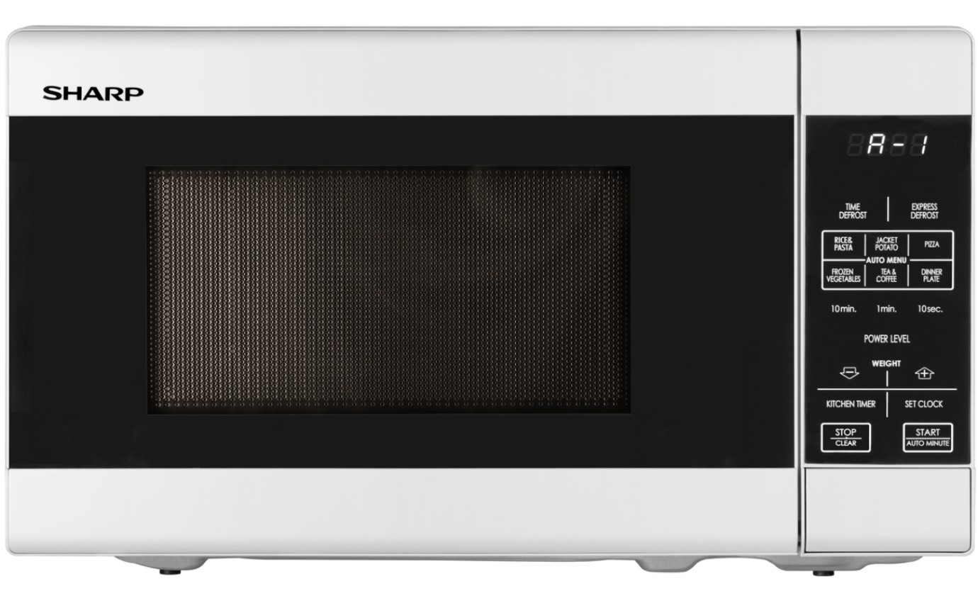 Sharp 20L 750W Compact Microwave Oven (White) R211DW