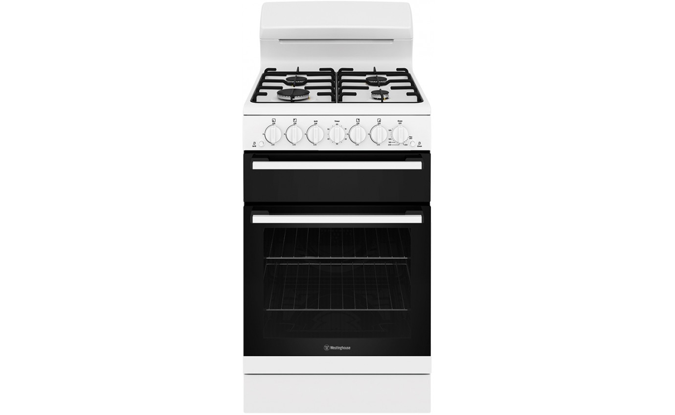 Westinghouse 54cm Gas Freestanding Cooker WLG510WCLP