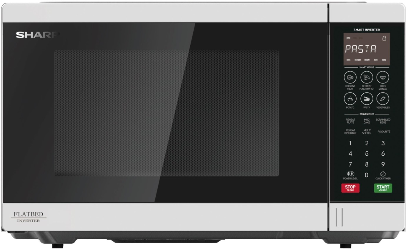 Sharp 32L 1200W Flatbed Microwave Oven SM327FHW