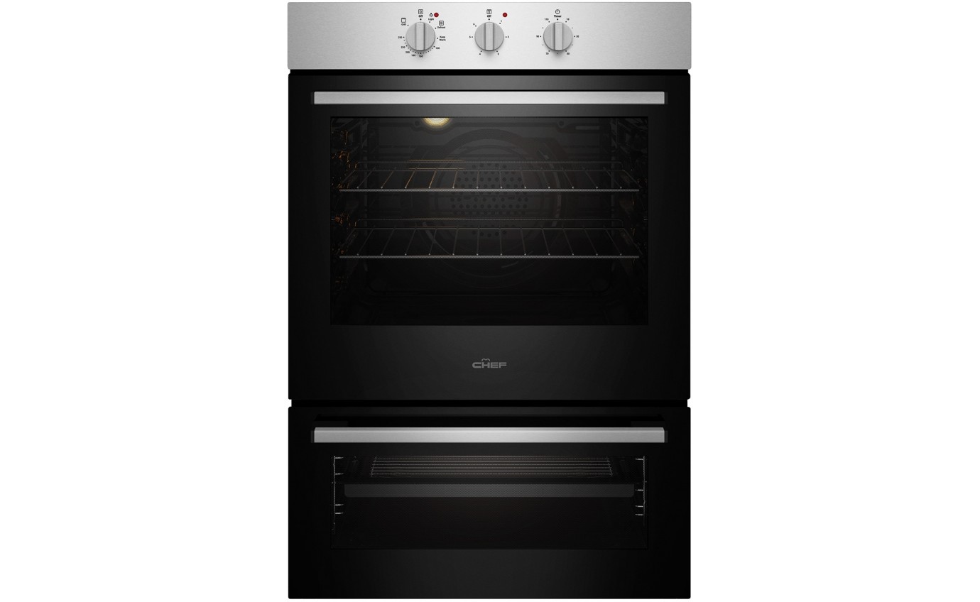Chef 60cm Oven with Separate Grill CVE662SB