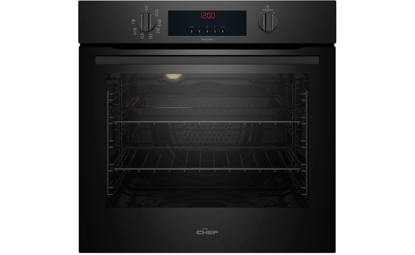 Chef 60cm Multifunction Pyrolytic Oven CVEP614DB